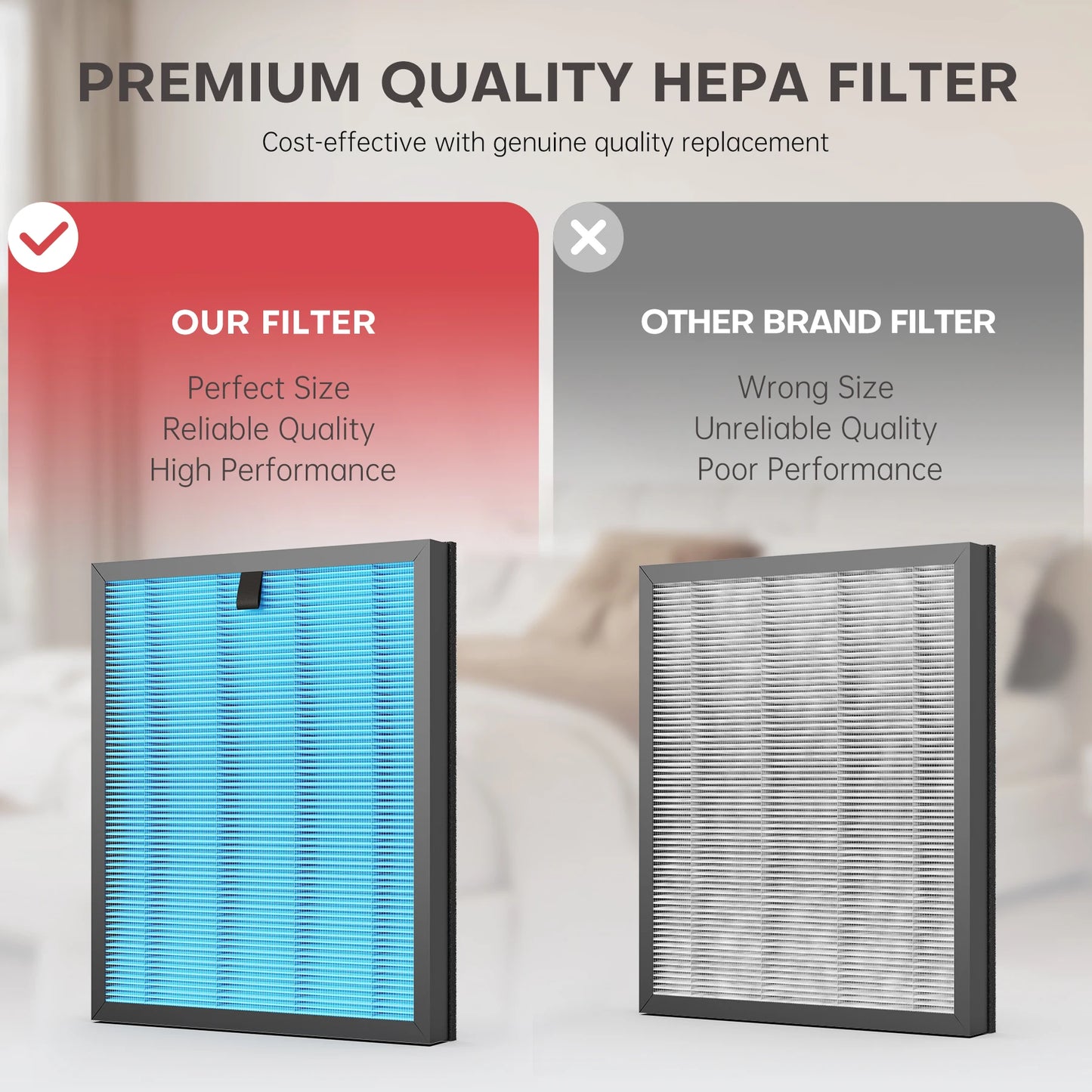 Air Purifier MKD05 JHD05 HEPA Filter Replacement 4 in 1 Air Filter Standard Version