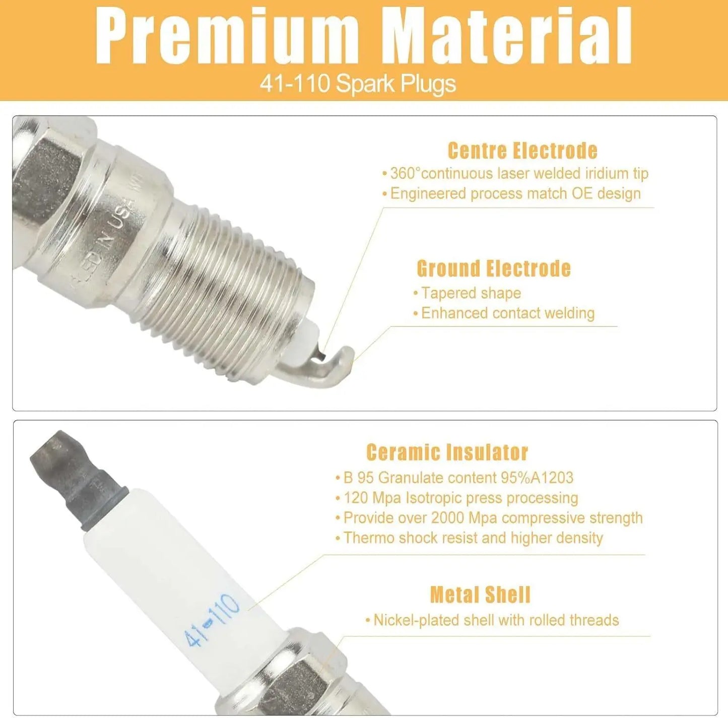 8mm Wireset And 8 Spark Plugs 41 962 For Chevy Silverado