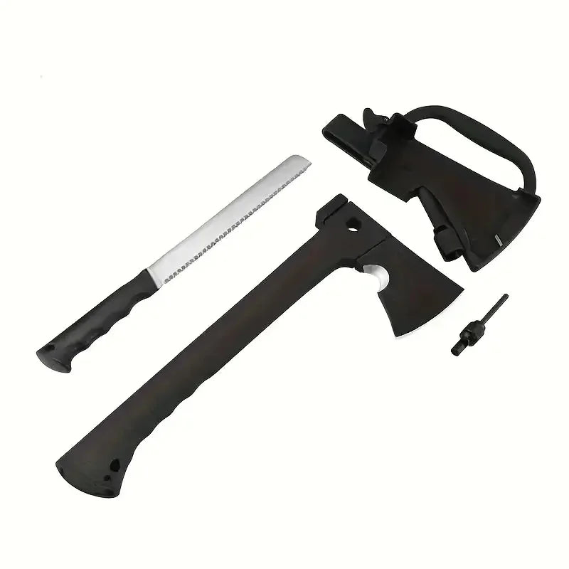 Lightweight Camping Hatchet With Saw Knife And Firestarter