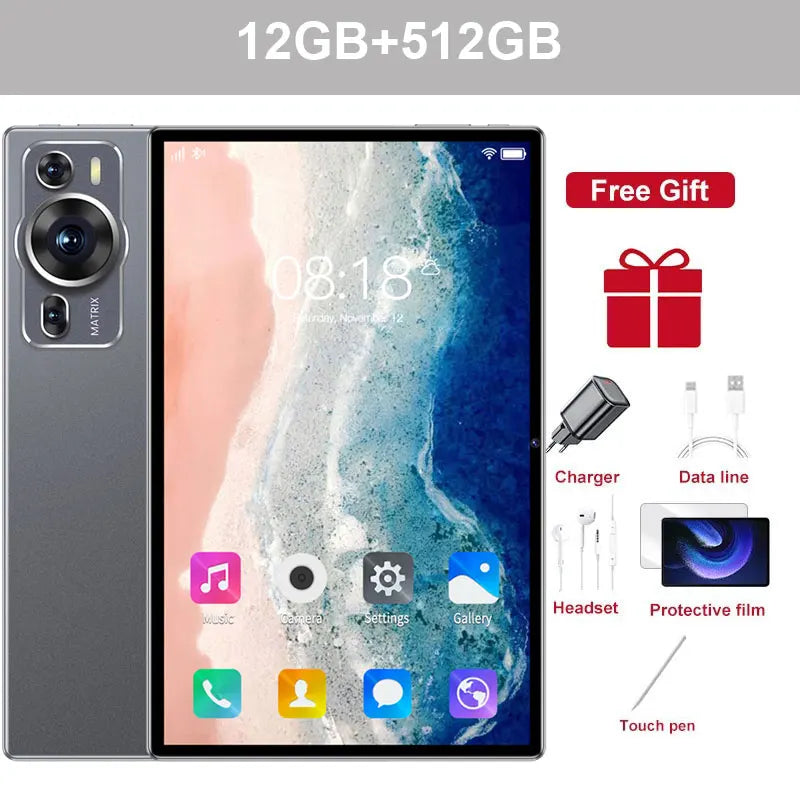 P60 Pro Tablet 5G Global Android 20000mAh Dual SIM Kids