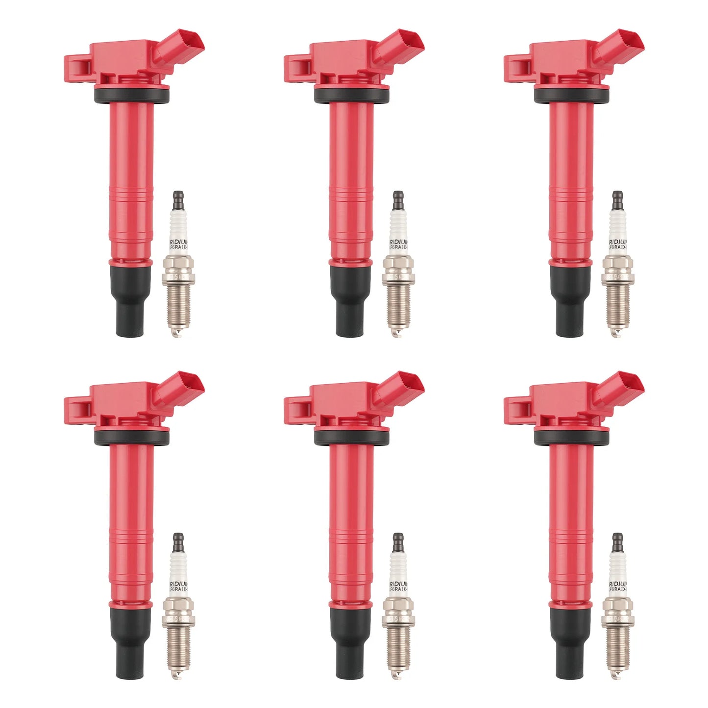 Six Pcs Ignition Coils And Spark Plugs For Toyota Tacoma 4.0L V6 UF495