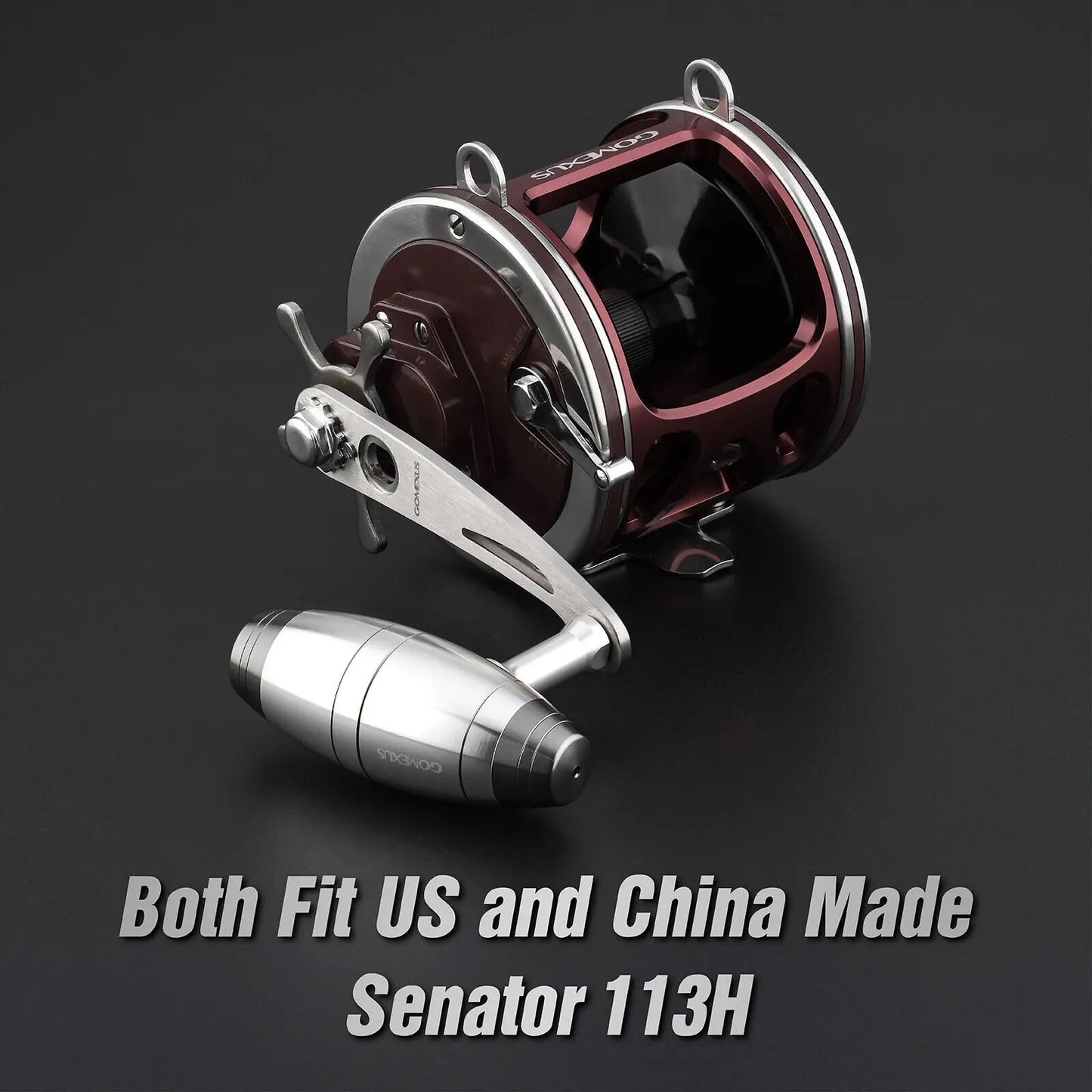 Gomexus Red Aluminum Frame For Penn Senator 113H Conventional Fishing Reel Replacement Part