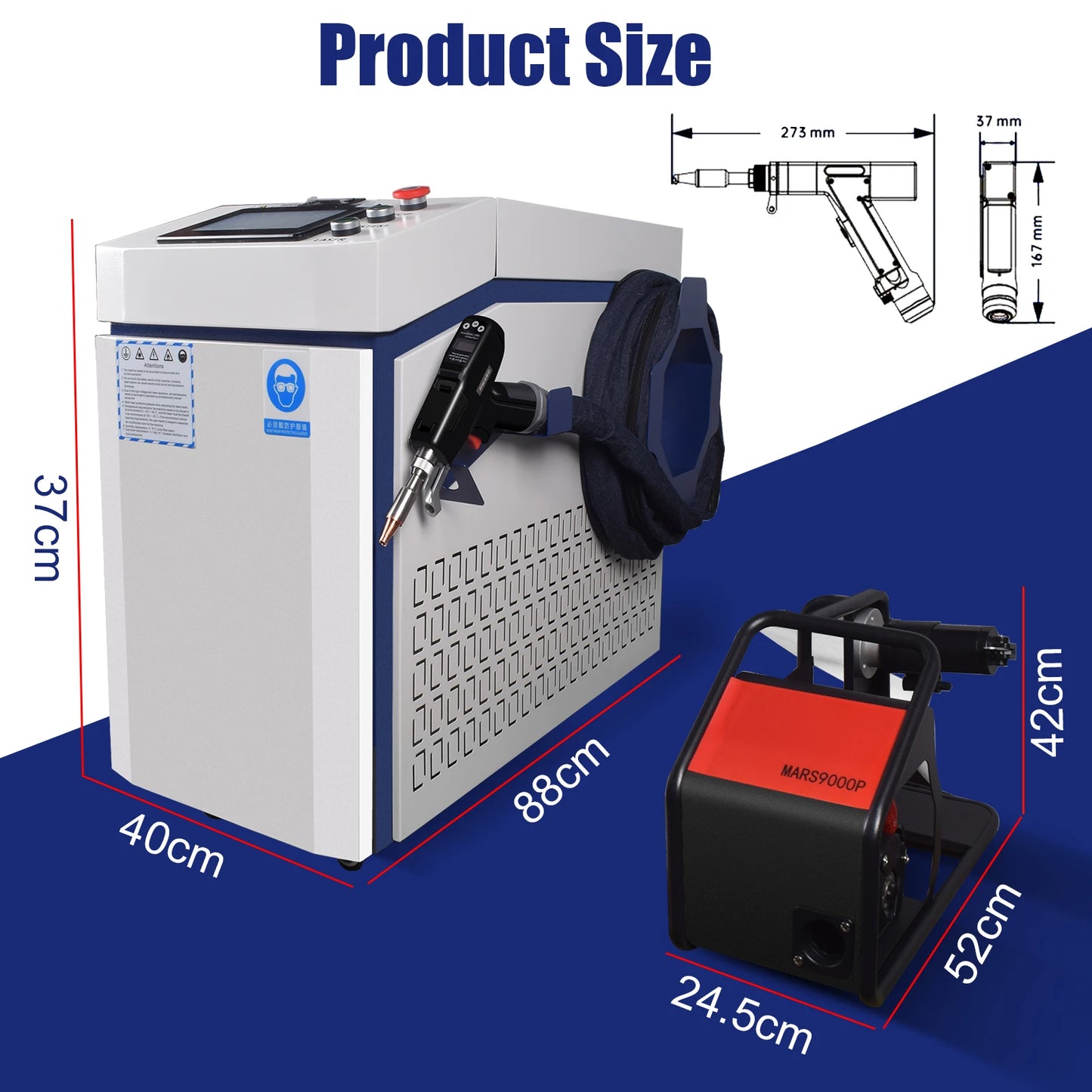 3000W 4 in 1 Fiber Laser Welding Cutting Cleaning Soldering Machine Handheld Fiber Laser Welder for All Metal EU US Stock