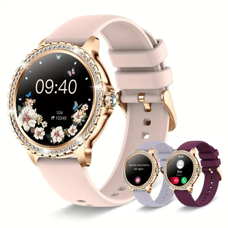 Smart Watches For Women Android And iPhone Full Touch Screen Fitness Tracker With 100 Plus Sports Modes