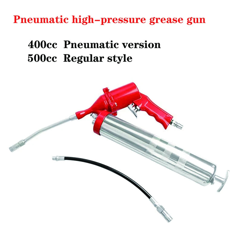 500/400CC Pneumatic Hand Tools  Grease Gun Portable Pneumatic Compressor Pump Grease Gun For Lubricating Various Car Excavators