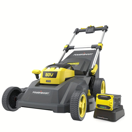 PowerSmart 80V 21 Inch Self Propelled Cordless Lawn Mower With 6.0Ah Battery