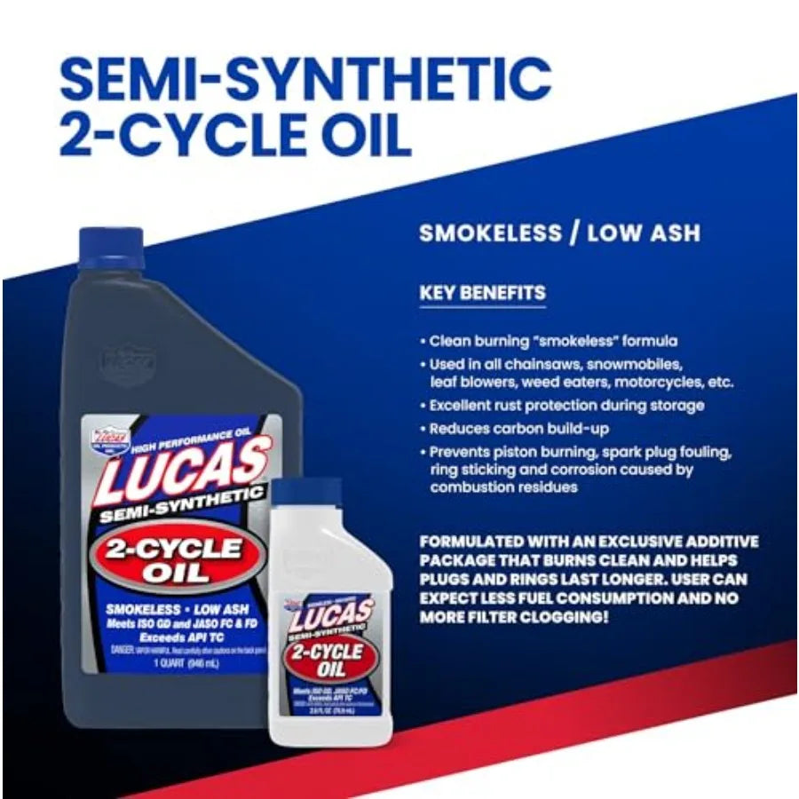 SHXI 10059 Semi Synthetic 2 Cycle Motor Oil 6.4 Oz
