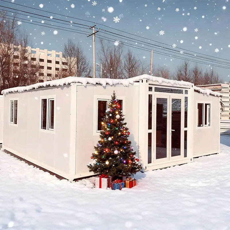 40Ft Prefabricated Container House 3 Bedroom Modular Tiny Home With Kitchen