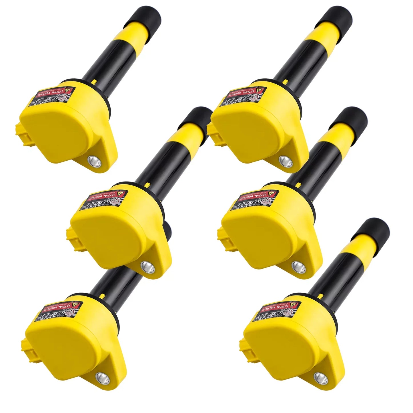 Carbole 6 Ignition Coils And Spark Plugs For Honda Accord TL TSX V6 3.5L 3.7L