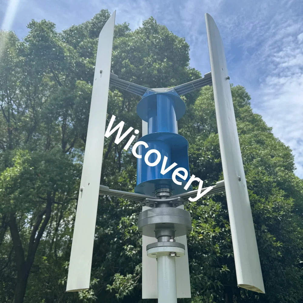 10 Kilowatt Vertical Axis Wind Turbine 48V Kit 220V Output