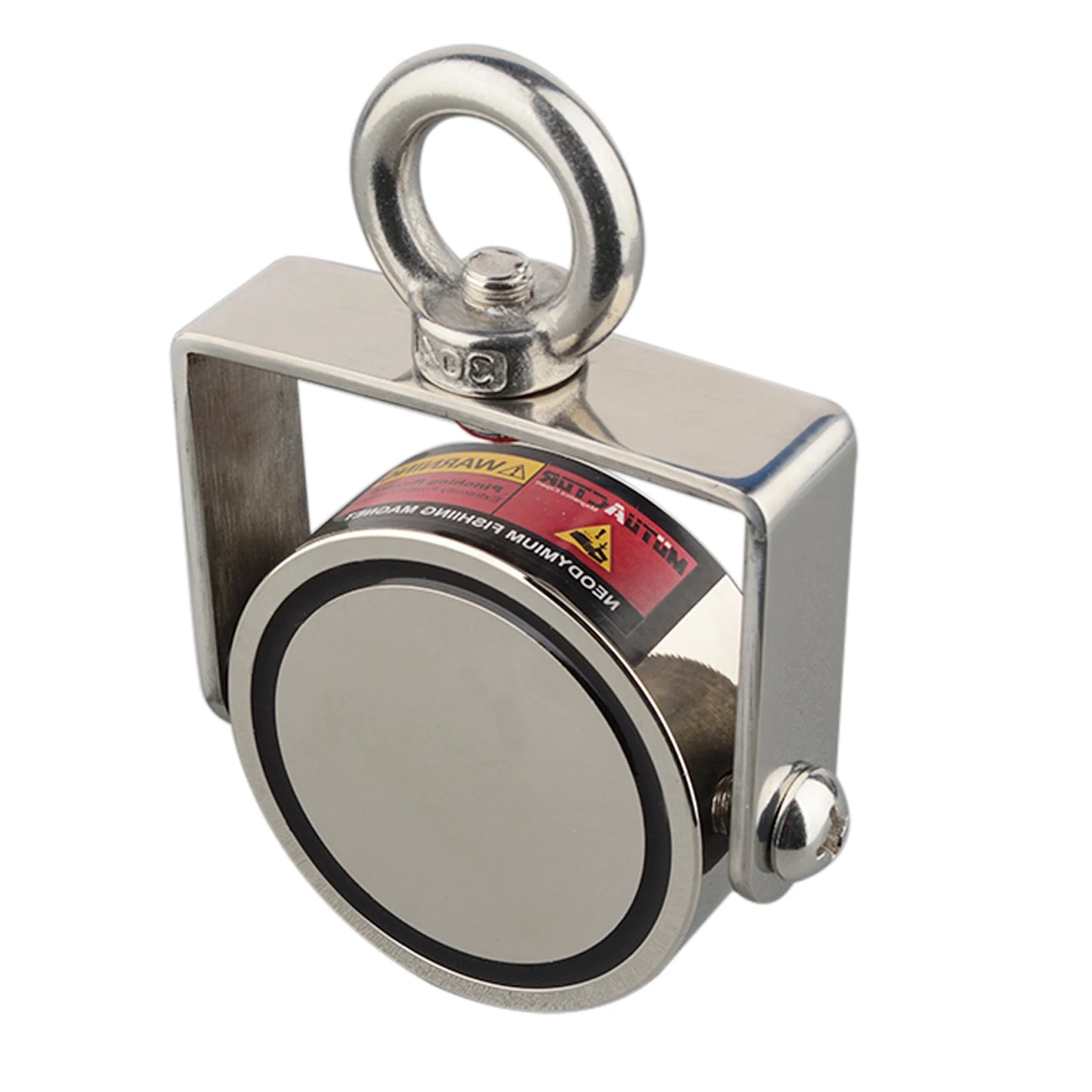 180KG Strong Magnetic Rotatable Pot Magnet Two Sided Fishing Salvage N52 D60mm Treasure Searching for Sea River Lake