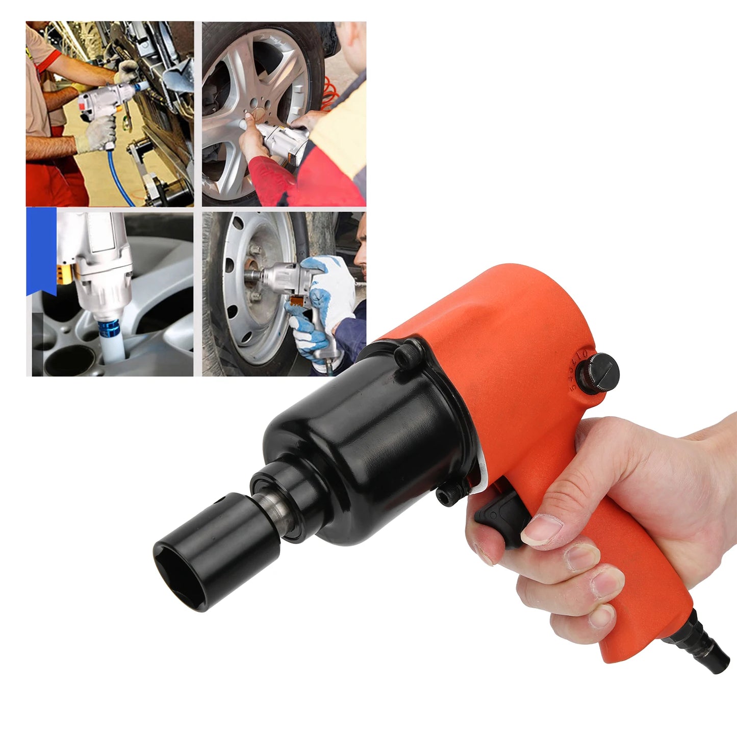 Pneumatic Wrench Set Half Inch Industrial High Torque Kit