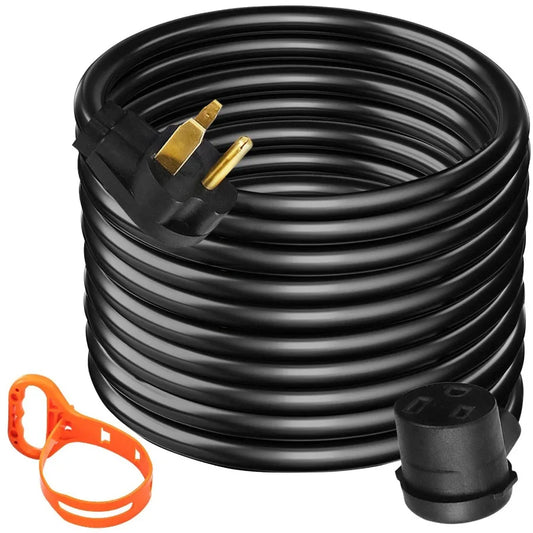 Welder Extension Cord 30A 25Ft 250V NEMA 650 Plug 10 Gauge