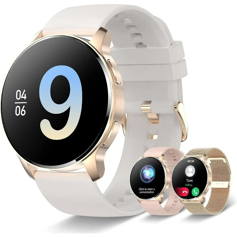 Smart Watch for Women with Call Function and Fitness Tracker Waterproof Smartwatch Compatible with Android and iOS 1.32 Inch HD Display