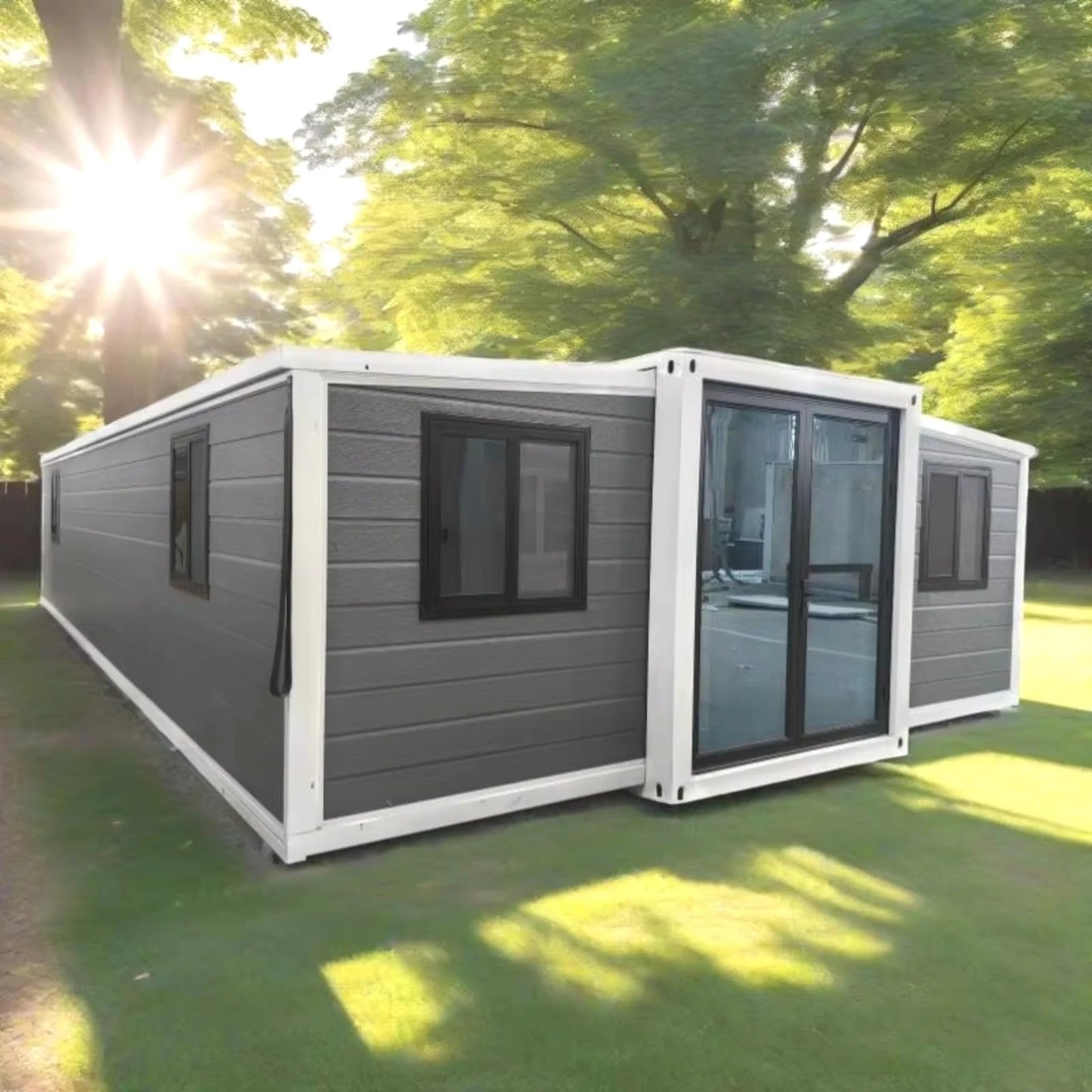 40 Ft Prefabricated Container Home 2 To 5 Bedroom Modular Home With Bathroom