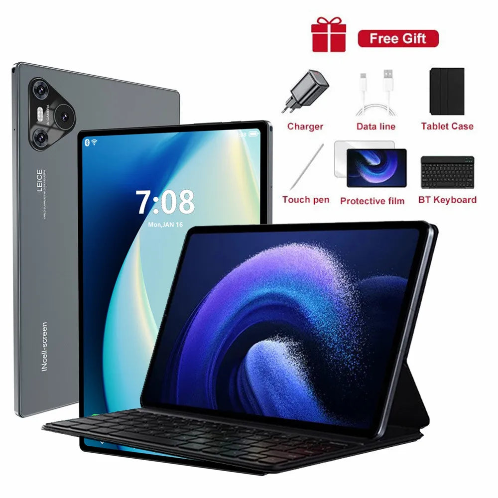 2025 16 Pro Tablet 10 Inch Android 4K Dual SIM GPS 10000mAh